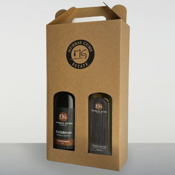 Murray Gums Chardonnay and oil gift pack